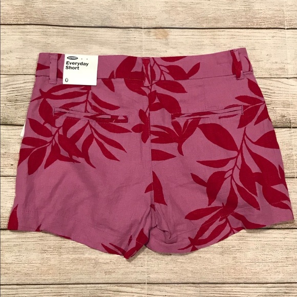 NWT Old Navy Mid-Rise Printed Linen Blend Size 0 - Picture 3 of 6